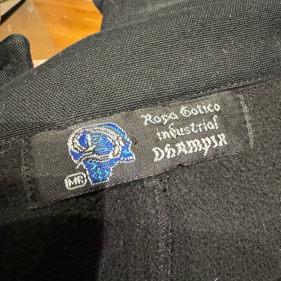 Ropa Gotico Industrial Dhampir Vintage y2k corset Rave Flocking punk alternative - Picture 6 of 6